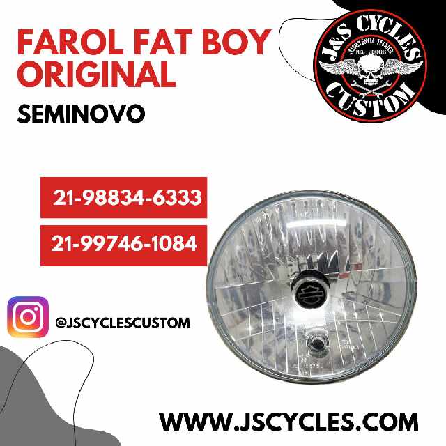 Farol harley davidson fat boy deluxe