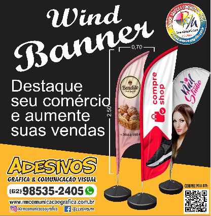 Foto 1 - Wind banner personalizado
