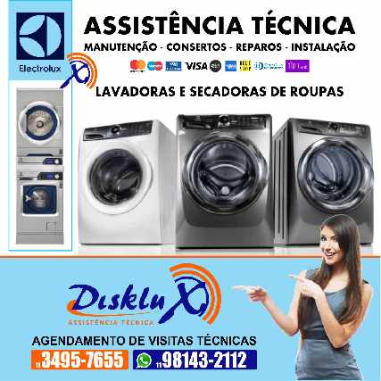 Conserto de lavadoras electrolux - klabin